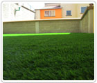 Pasto sintetico residencial en Jardines Interiores, Huixquilucan